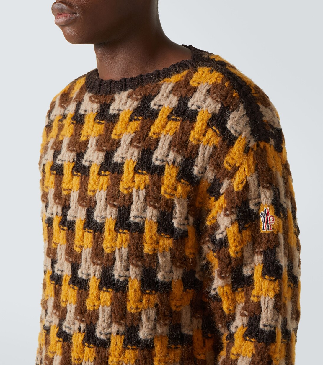 Woven alpaca and wool-blend sweater | Moncler Grenoble