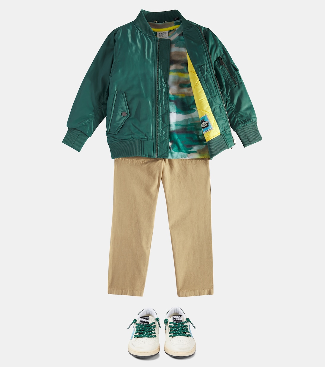 Pantaloni regular in misto cotone | Scotch & Soda Kids