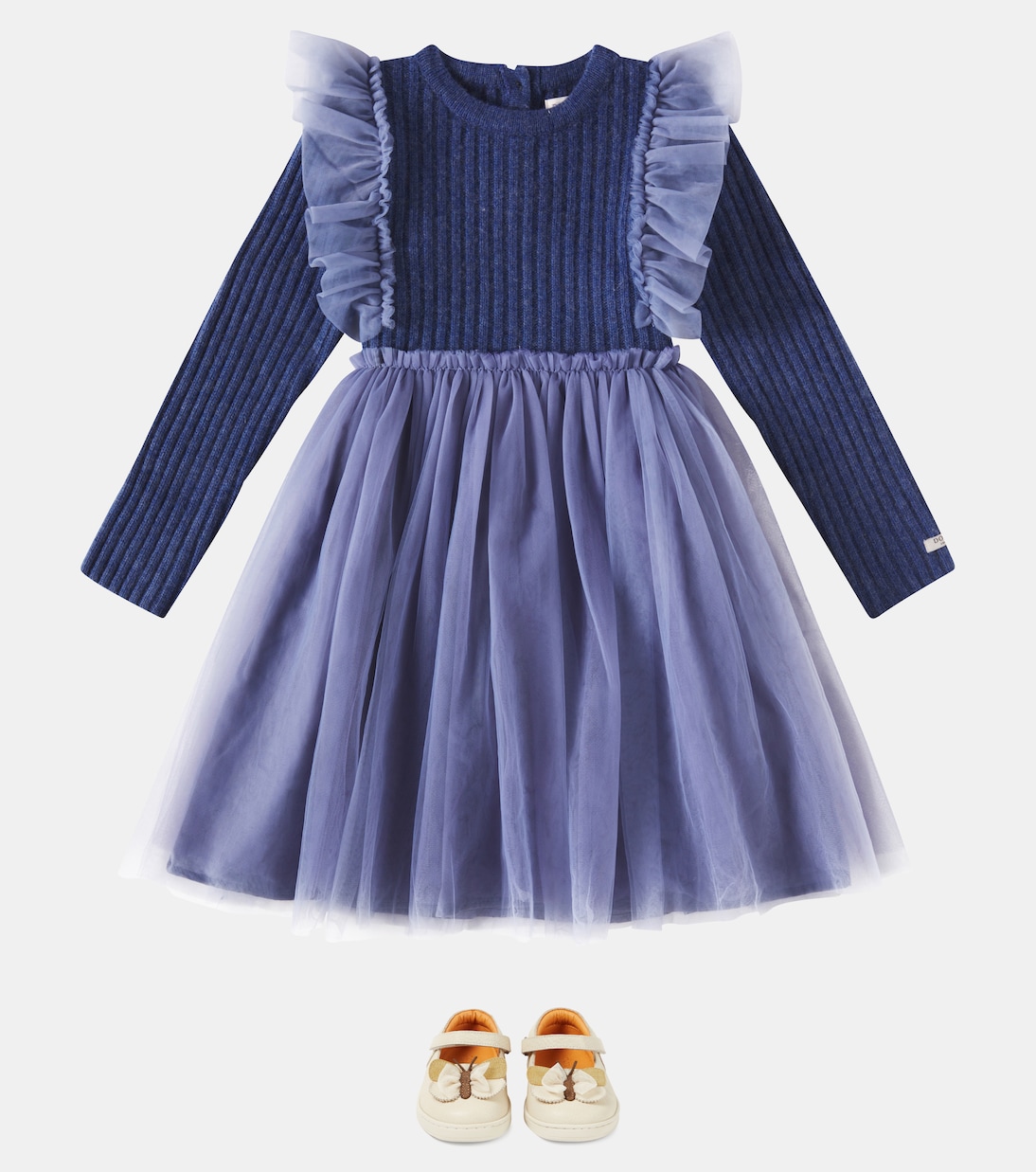Bilie wool-blend dress | Donsje