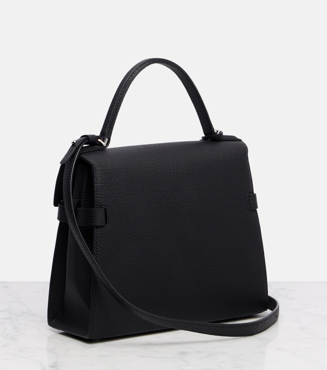 Tempête Medium leather tote bag | Delvaux