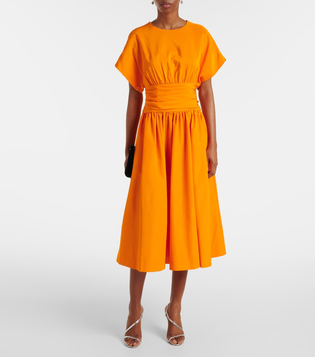 Vestido de cóctel de mezcla de algodón | Carolina Herrera