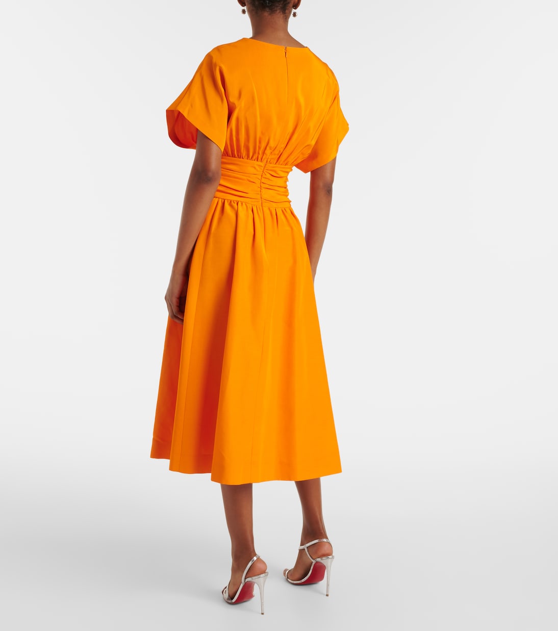 Vestido de cóctel de mezcla de algodón | Carolina Herrera