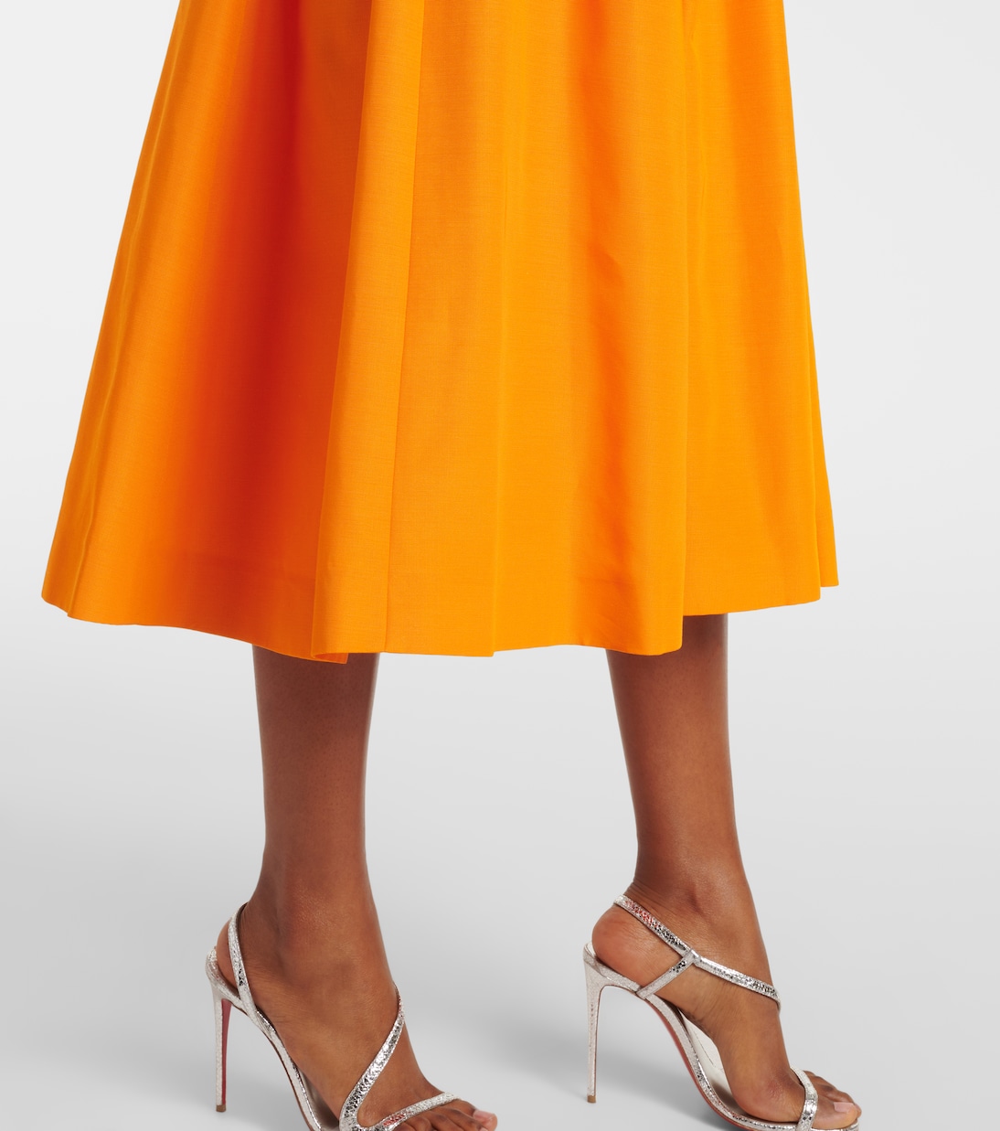Vestido de cóctel de mezcla de algodón | Carolina Herrera
