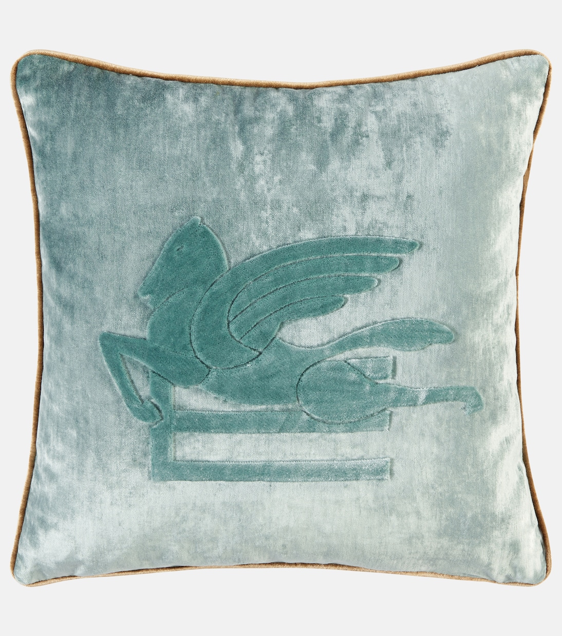 Pegaso wool-blend velvet cushion  | Etro