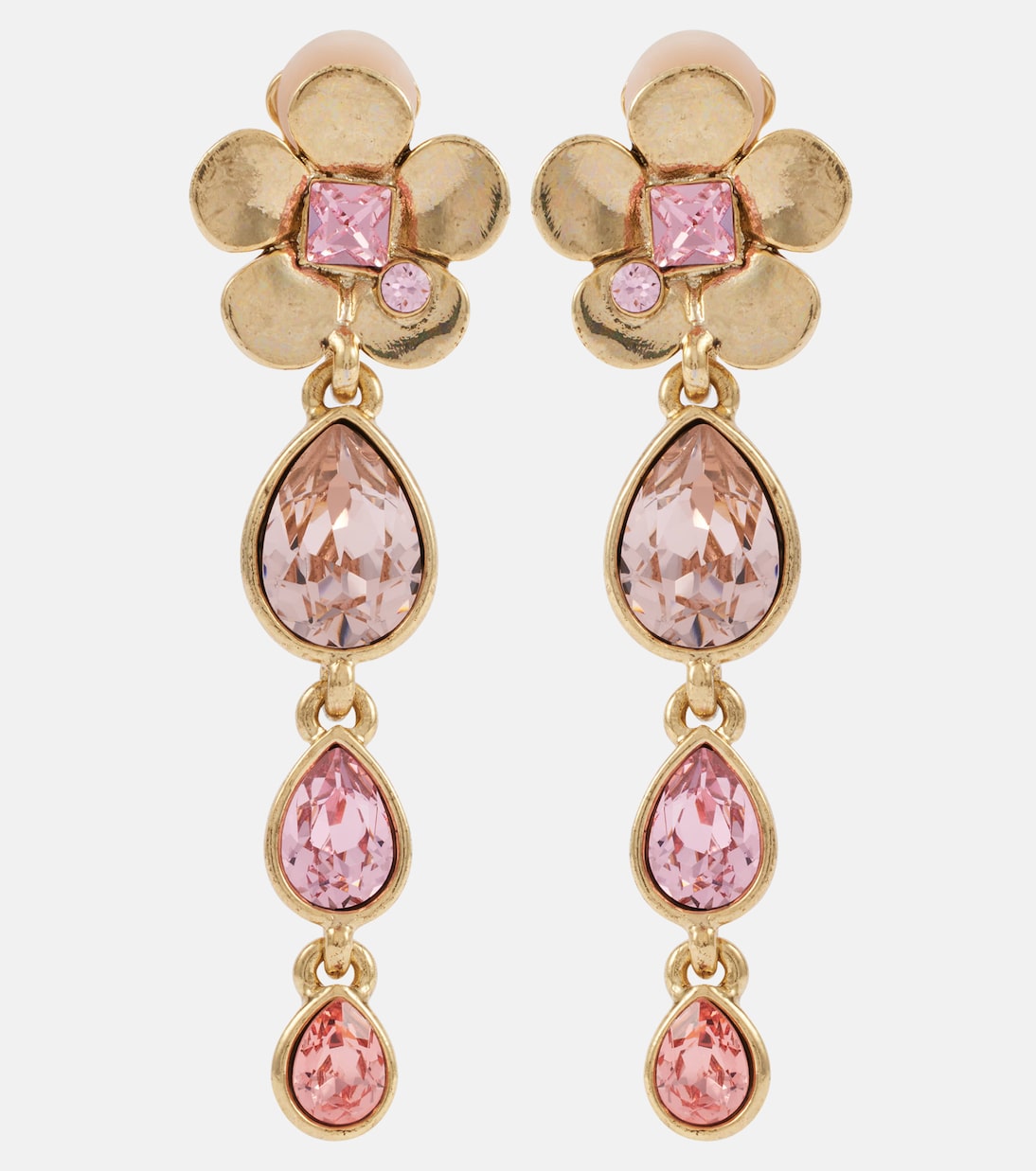 Boucles d’oreilles clip à ornements | Oscar de la Renta