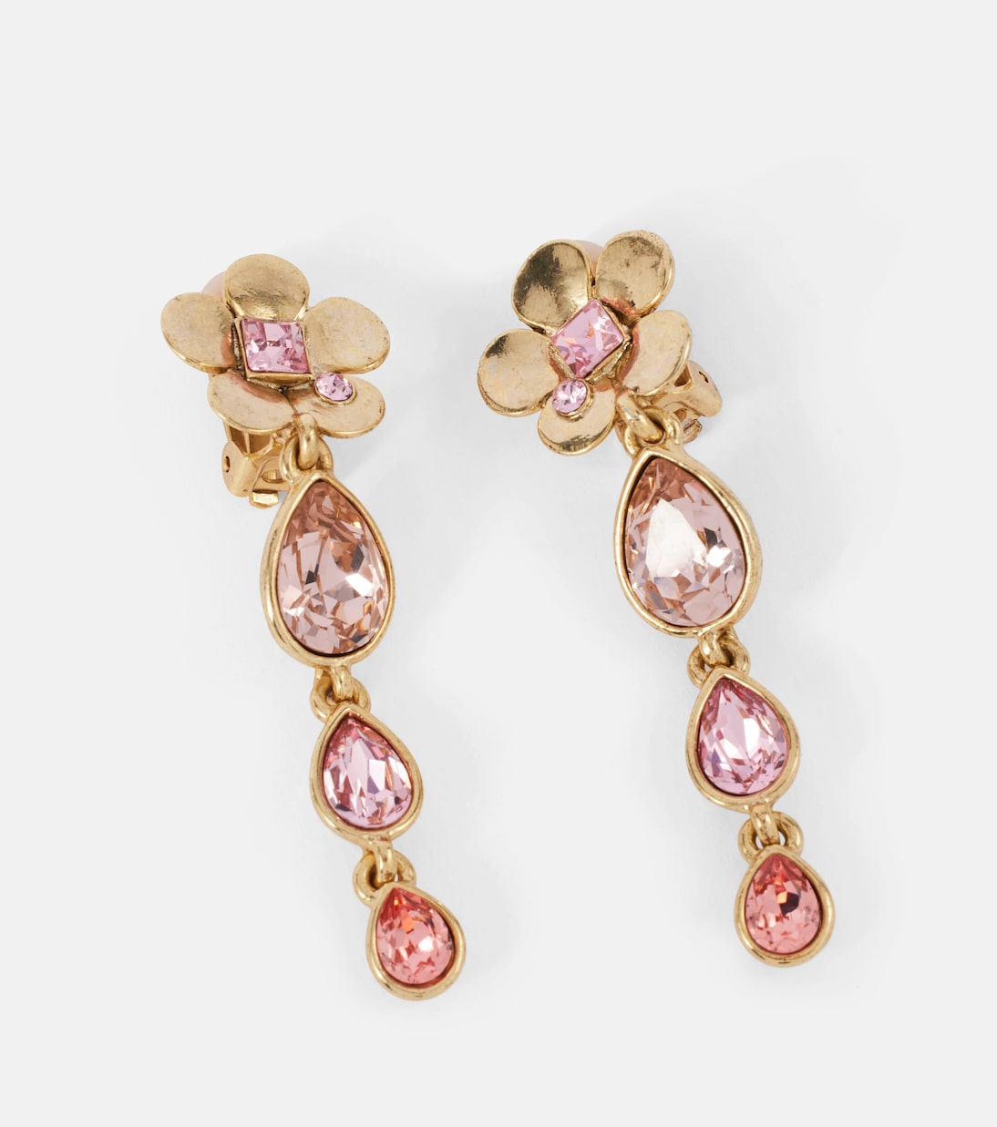 Boucles d’oreilles clip à ornements | Oscar de la Renta