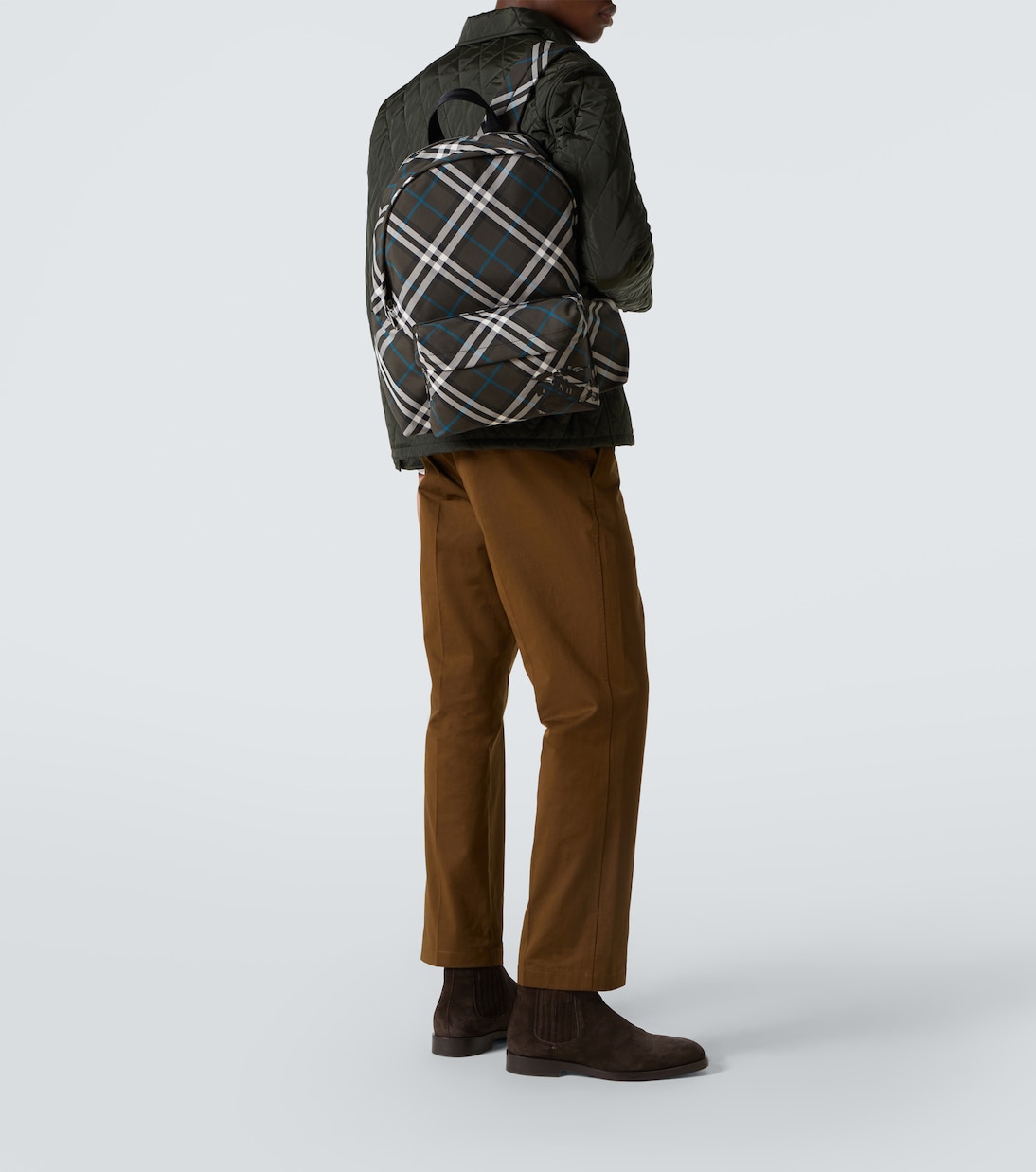 Sac à dos Burberry Check en toile | Burberry