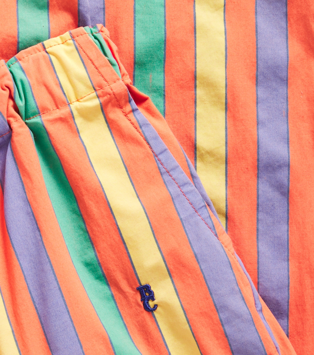 Pantaloni in misto cotone a righe | Bobo Choses