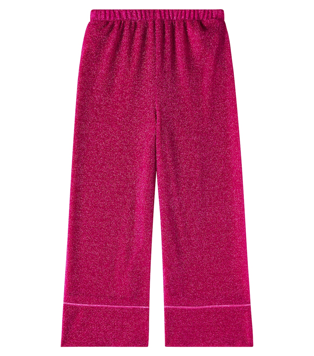Pantaloni a gamba larga Lumiere con lamé | Oséree Kids