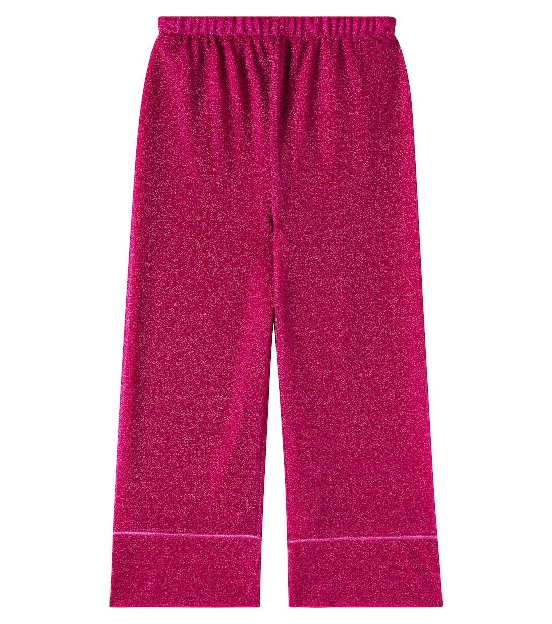 Pantaloni a gamba larga Lumiere con lamé | Oséree Kids
