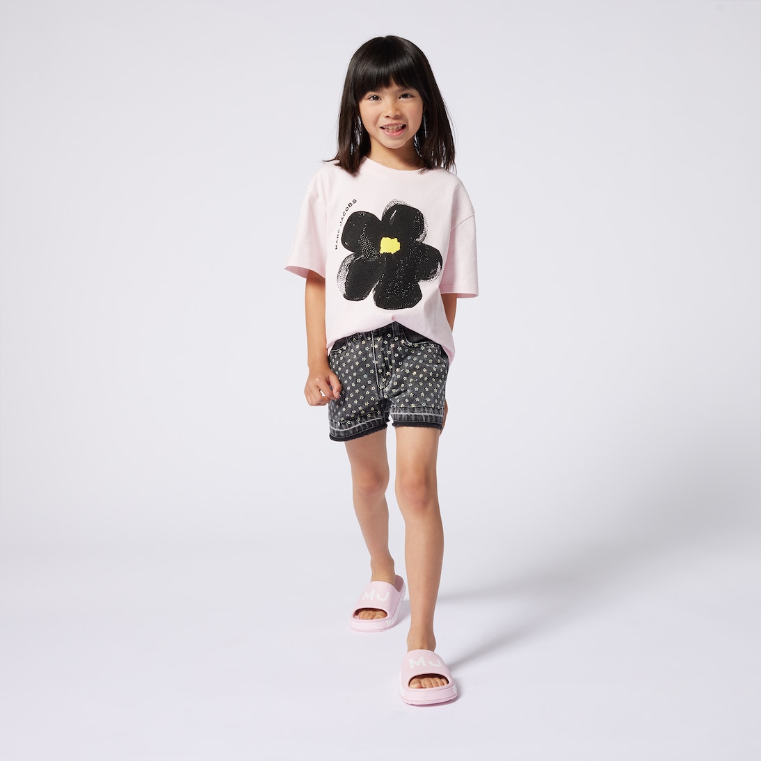 Verzierte Jeansshorts | Marc Jacobs Kids