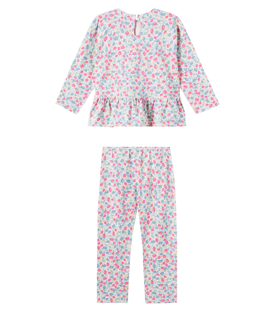 Top e pantaloni in cotone con stampa | Konges Sløjd