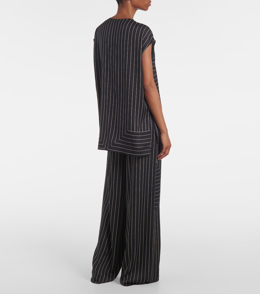 Louison striped silk-blend top | Joseph
