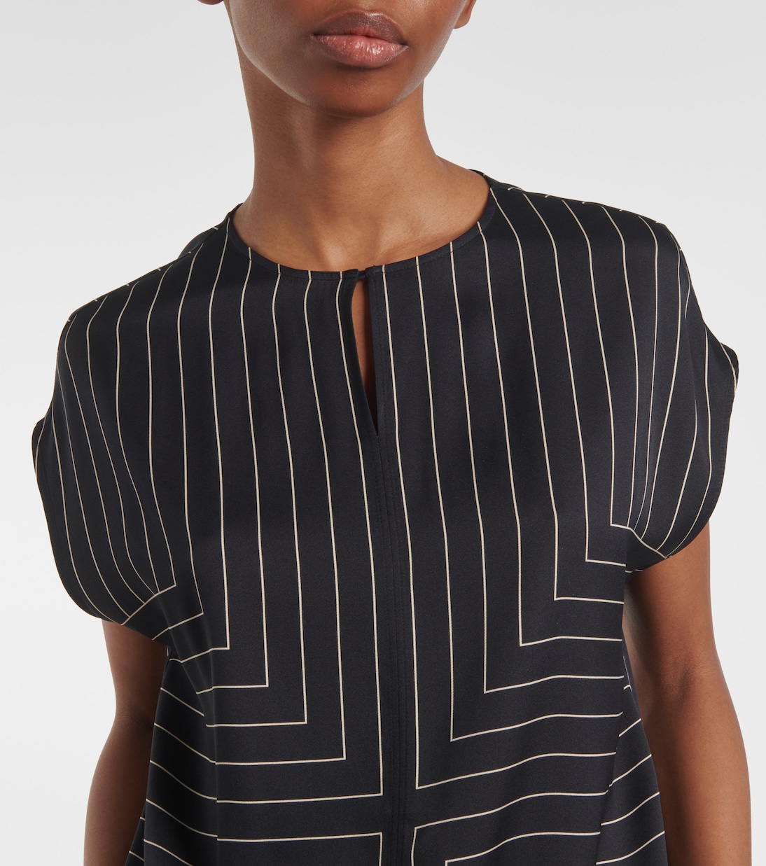 Louison striped silk-blend top | Joseph