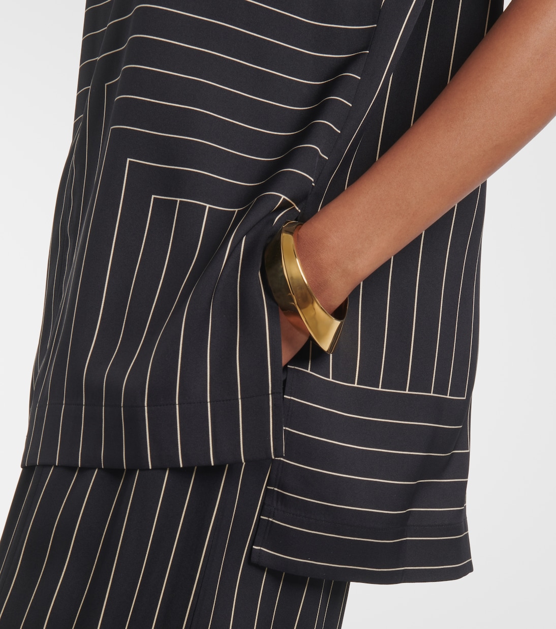 Louison striped silk-blend top | Joseph