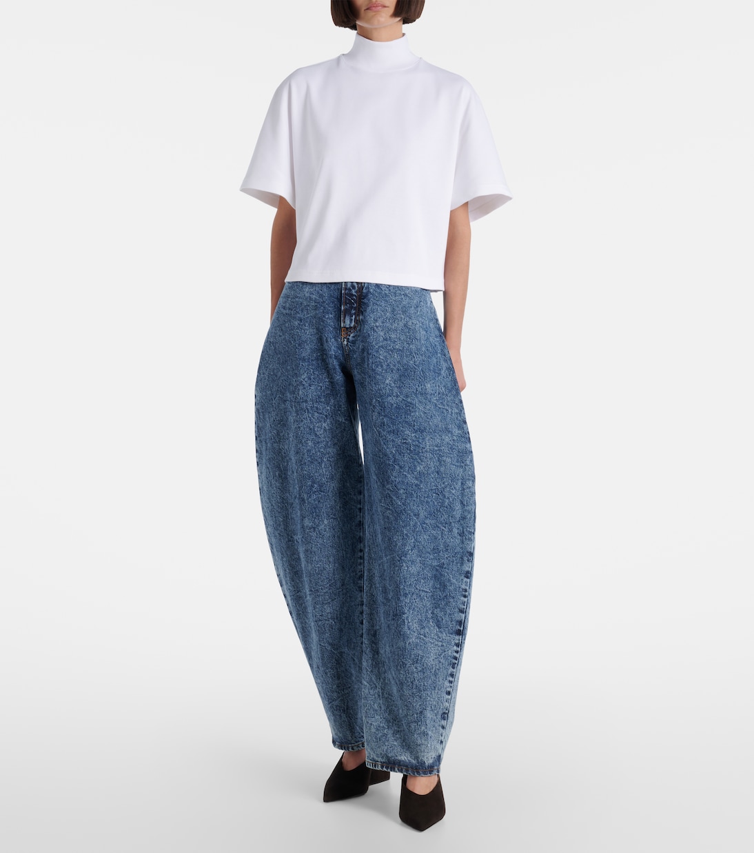 T-Shirt aus Baumwoll-Jersey | Alaïa