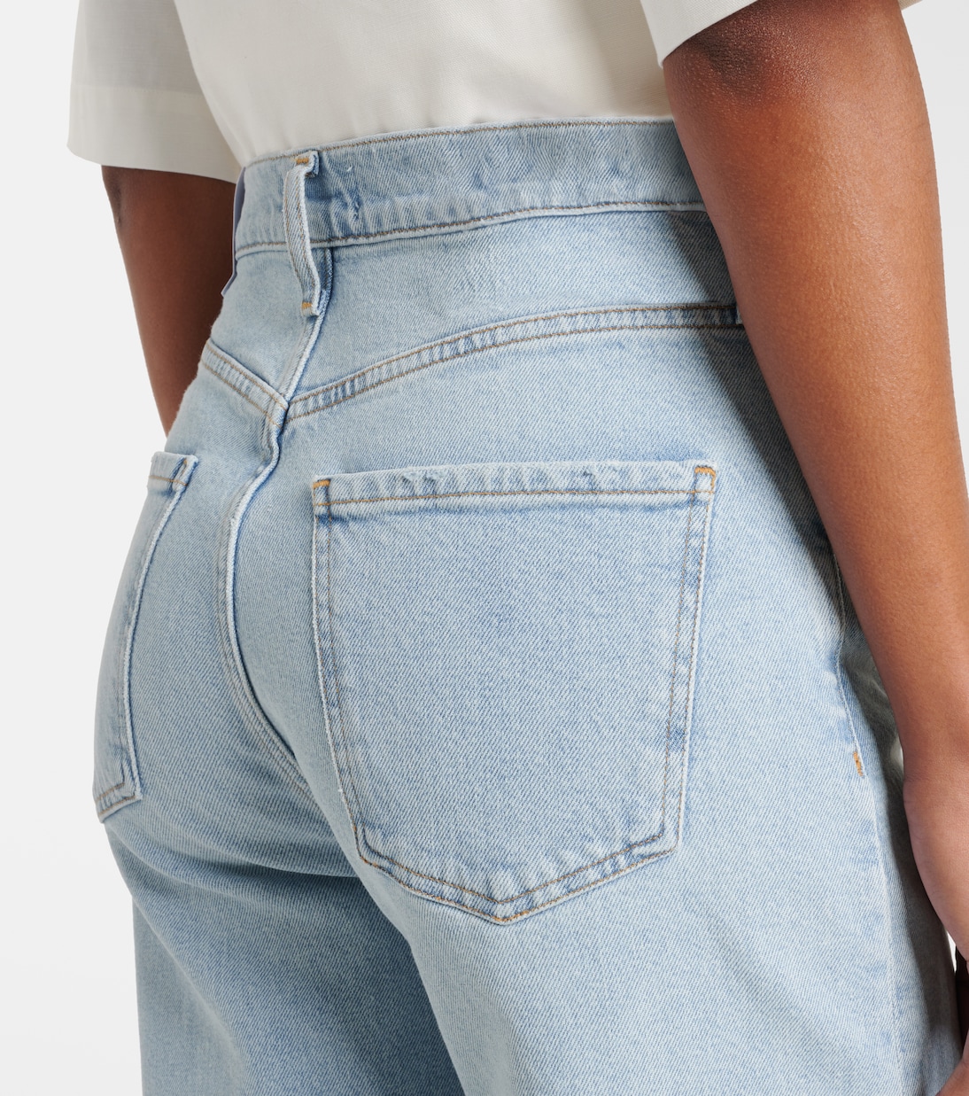 Jeans Ren a gamba larga e vita alta | Agolde