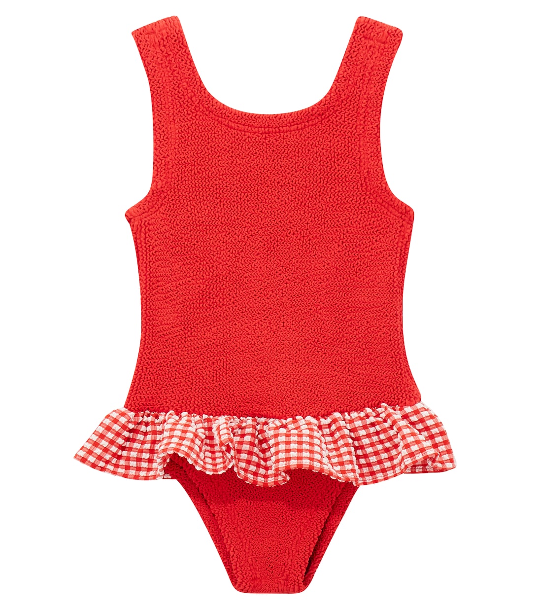 Maillot de bain Duo Denise à carreaux | Hunza G Kids