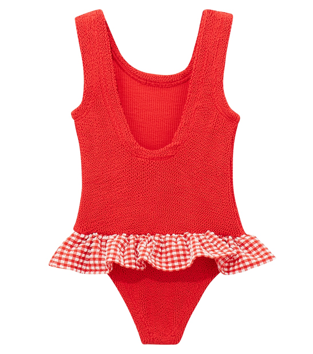 Maillot de bain Duo Denise à carreaux | Hunza G Kids