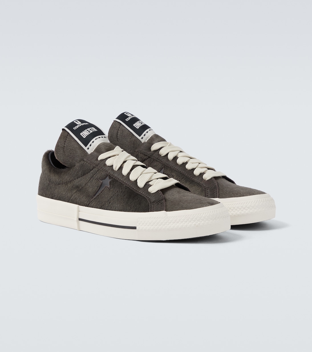 x Converse calf hair sneakers | Rick Owens