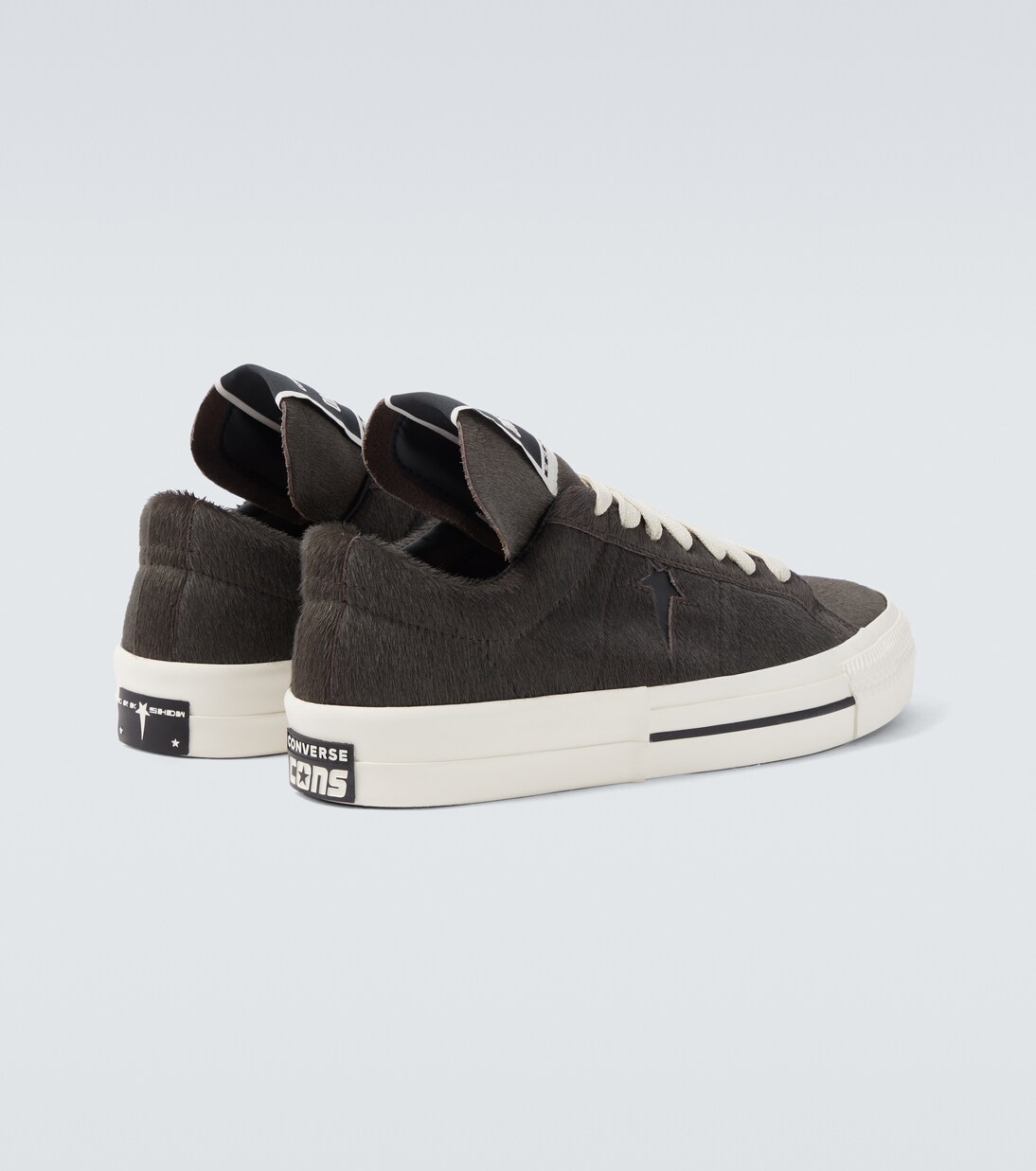 x Converse calf hair sneakers | Rick Owens