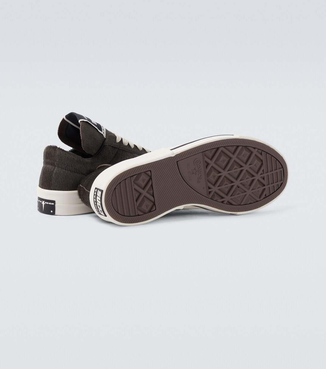 x Converse calf hair sneakers | Rick Owens