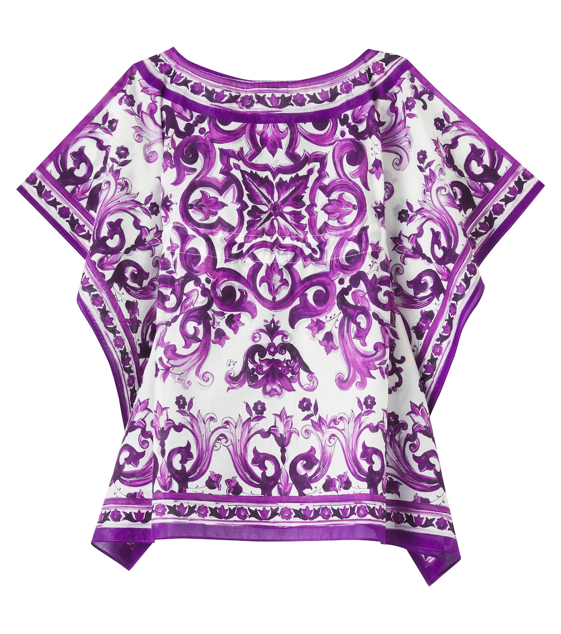 Majolica cotton dress | Dolce&Gabbana Kids