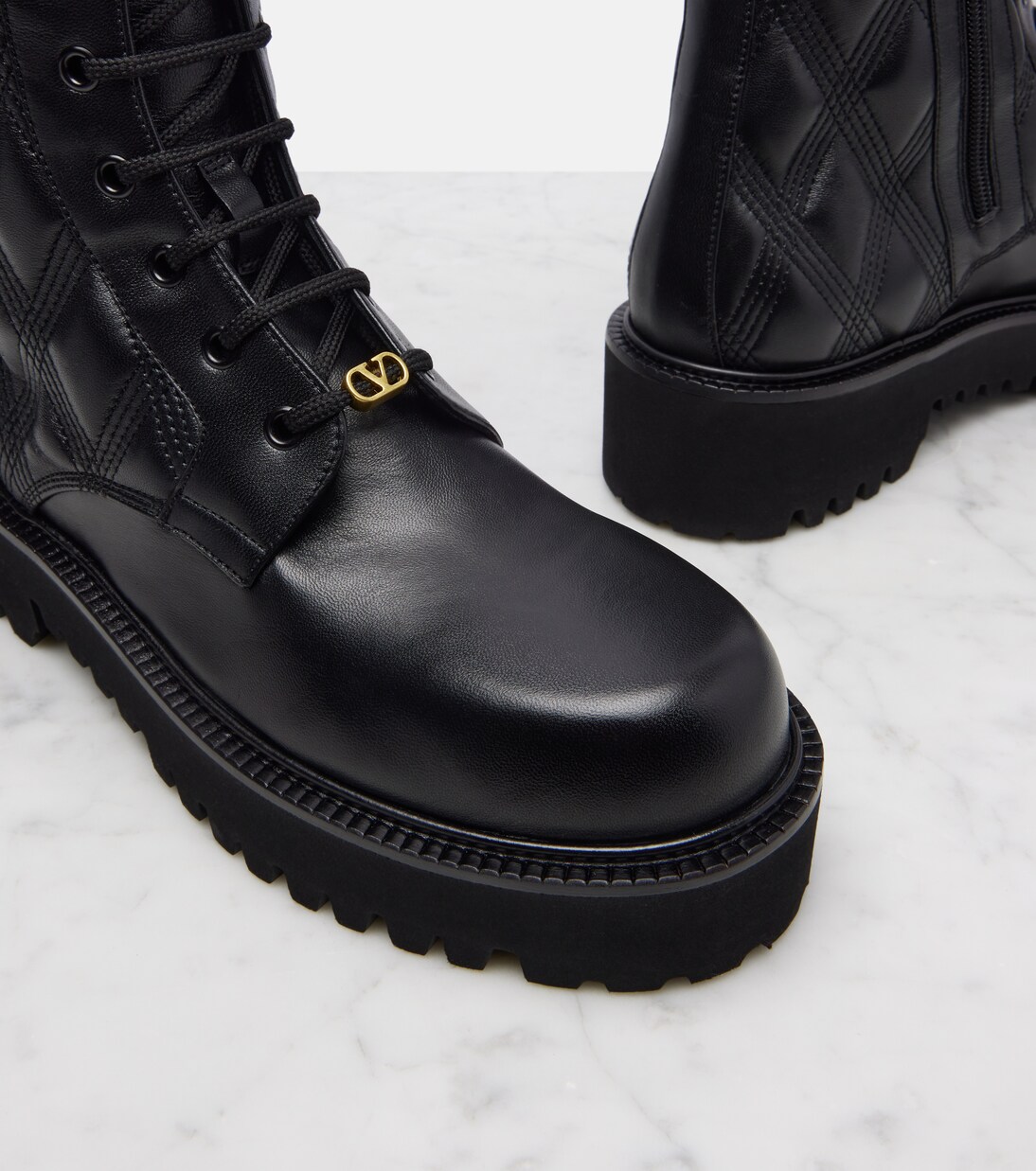 Botas Quiltie 67 de piel | Valentino Garavani