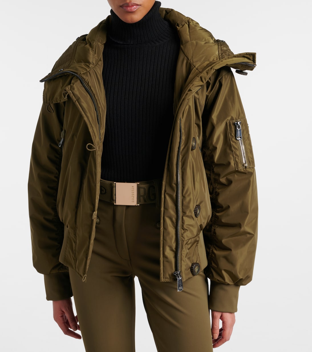 Jeanne faux fur-trimmed ski jacket | Goldbergh