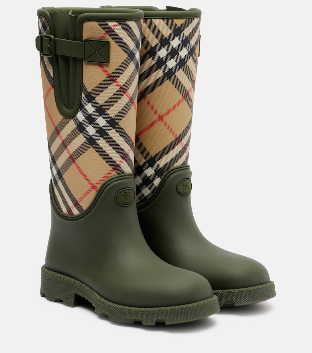 Marsh Burberry Check rain boots | Burberry