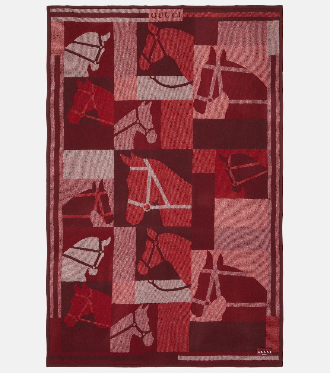 Jacquard wool and cashmere blanket | Gucci