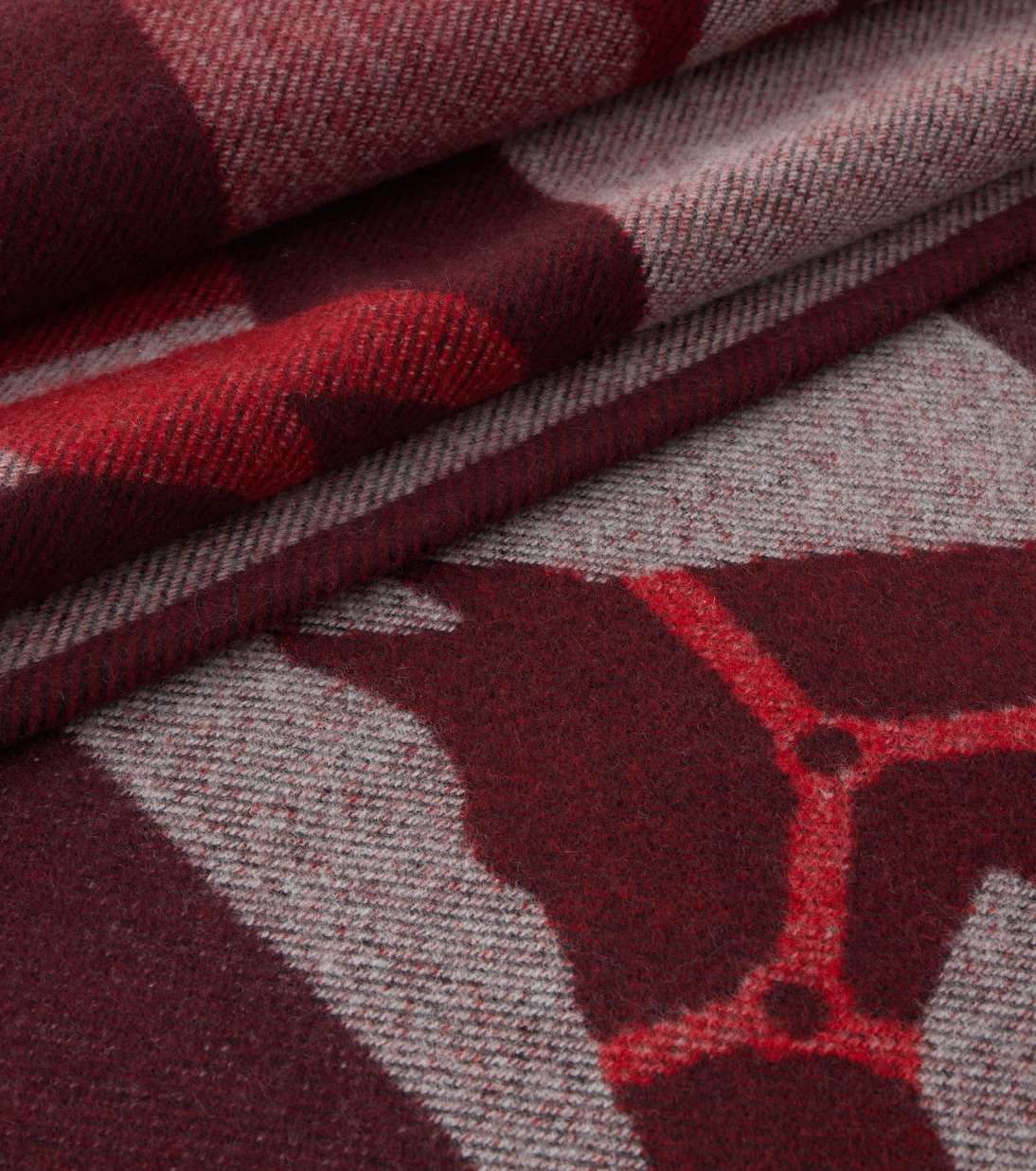 Jacquard wool and cashmere blanket | Gucci