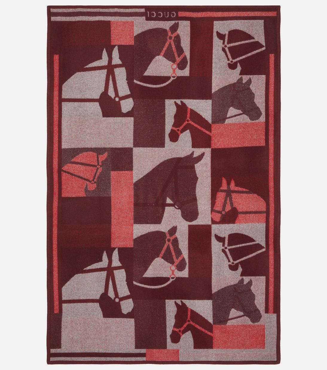 Jacquard wool and cashmere blanket | Gucci