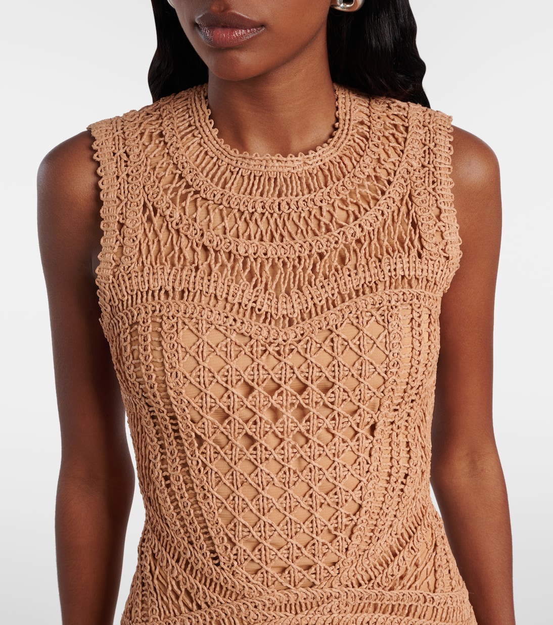 Coen raffia-blend minidress | Simkhai