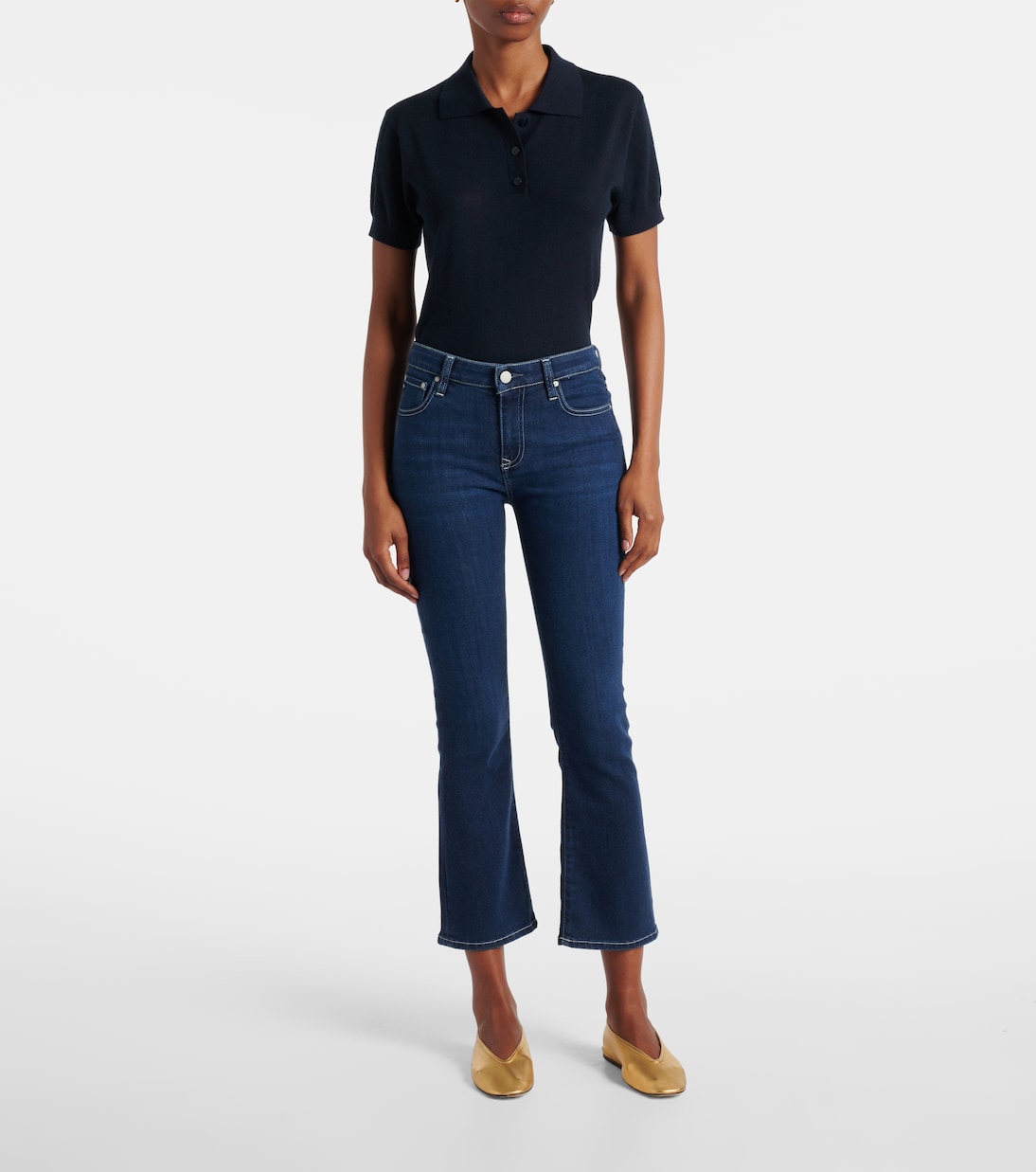 Jodi cropped flared jeans | AG Jeans