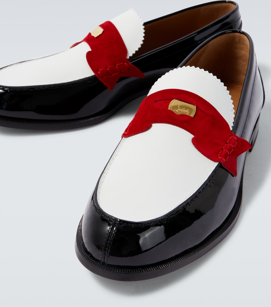 Penny patent leather penny loafers | Christian Louboutin