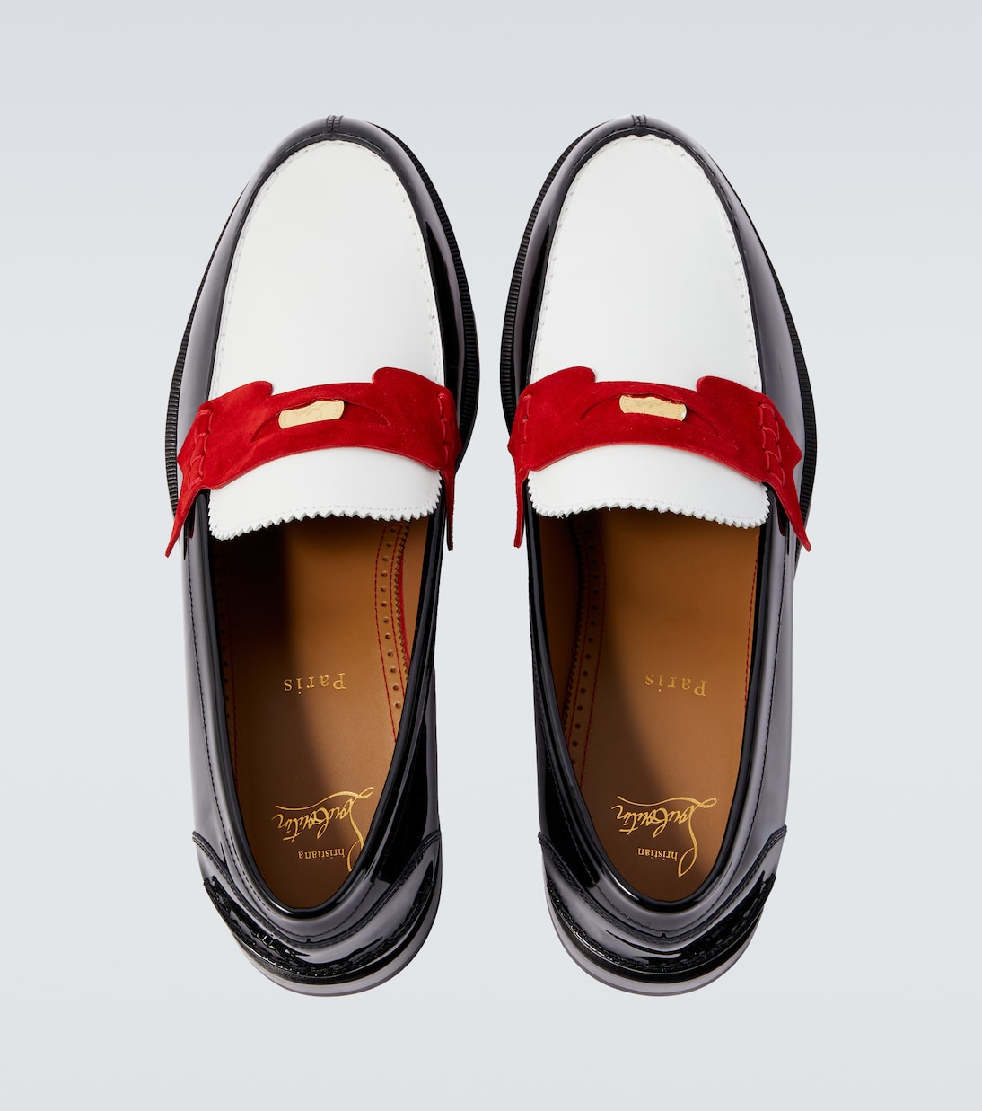 Penny patent leather penny loafers | Christian Louboutin