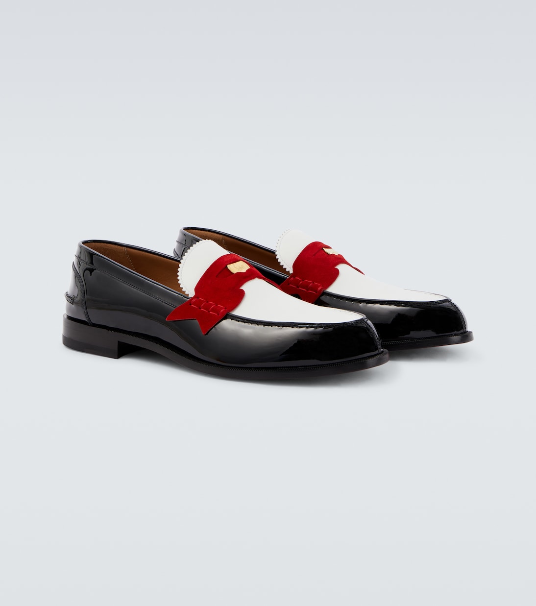 Penny patent leather penny loafers | Christian Louboutin