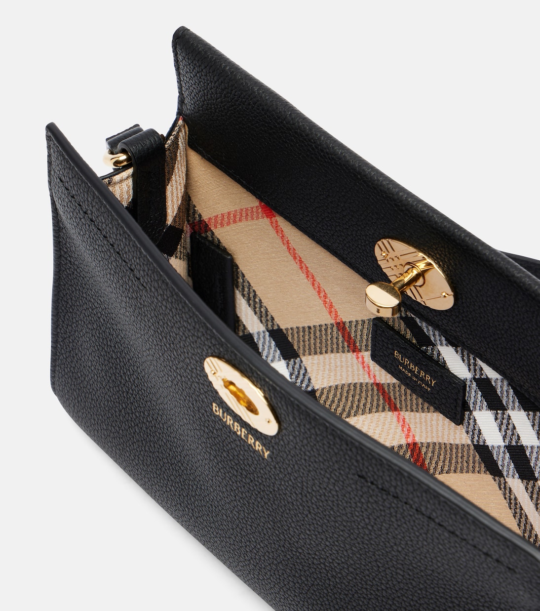 Small leather crossbody bag | Burberry