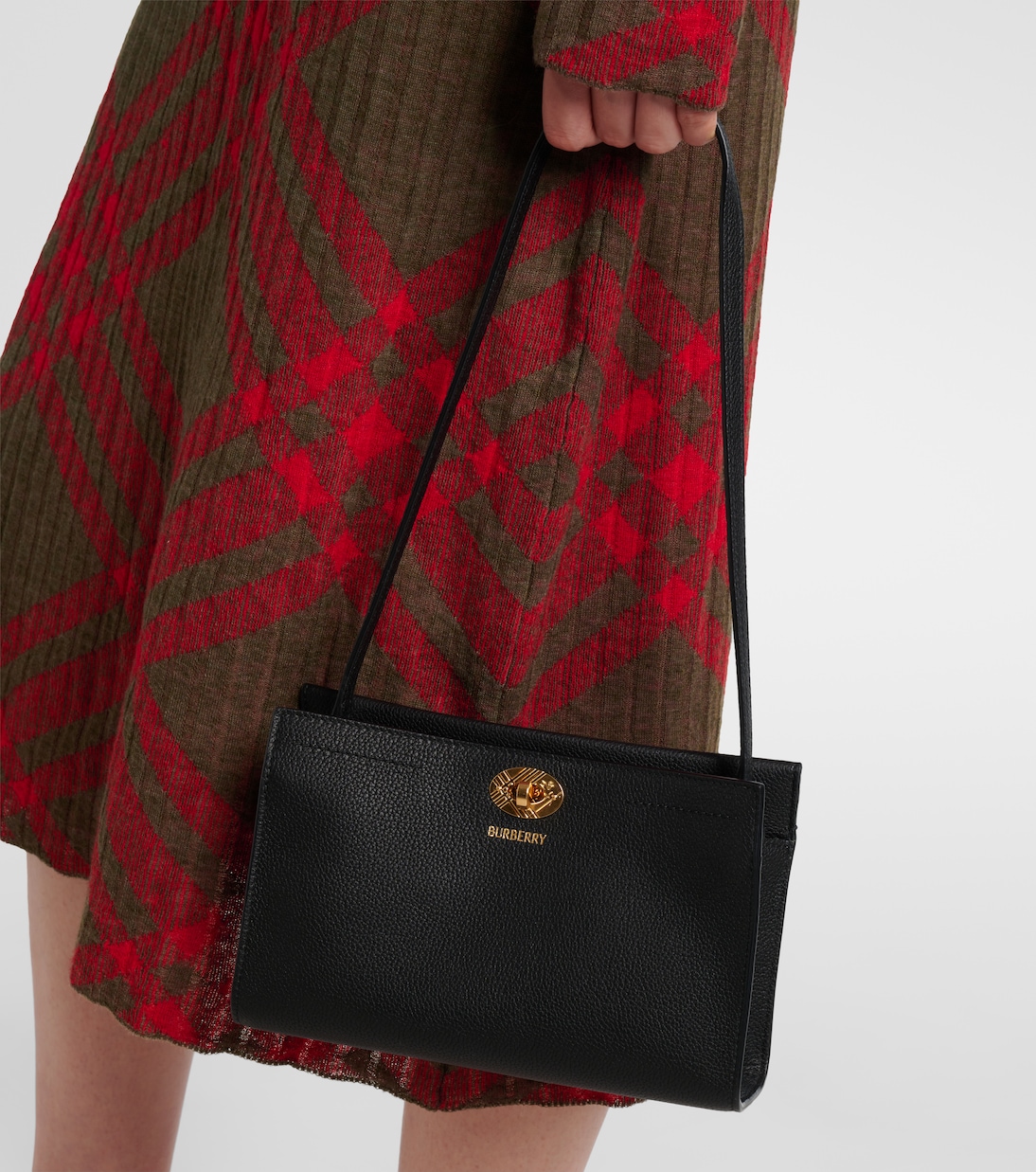 Small leather crossbody bag | Burberry
