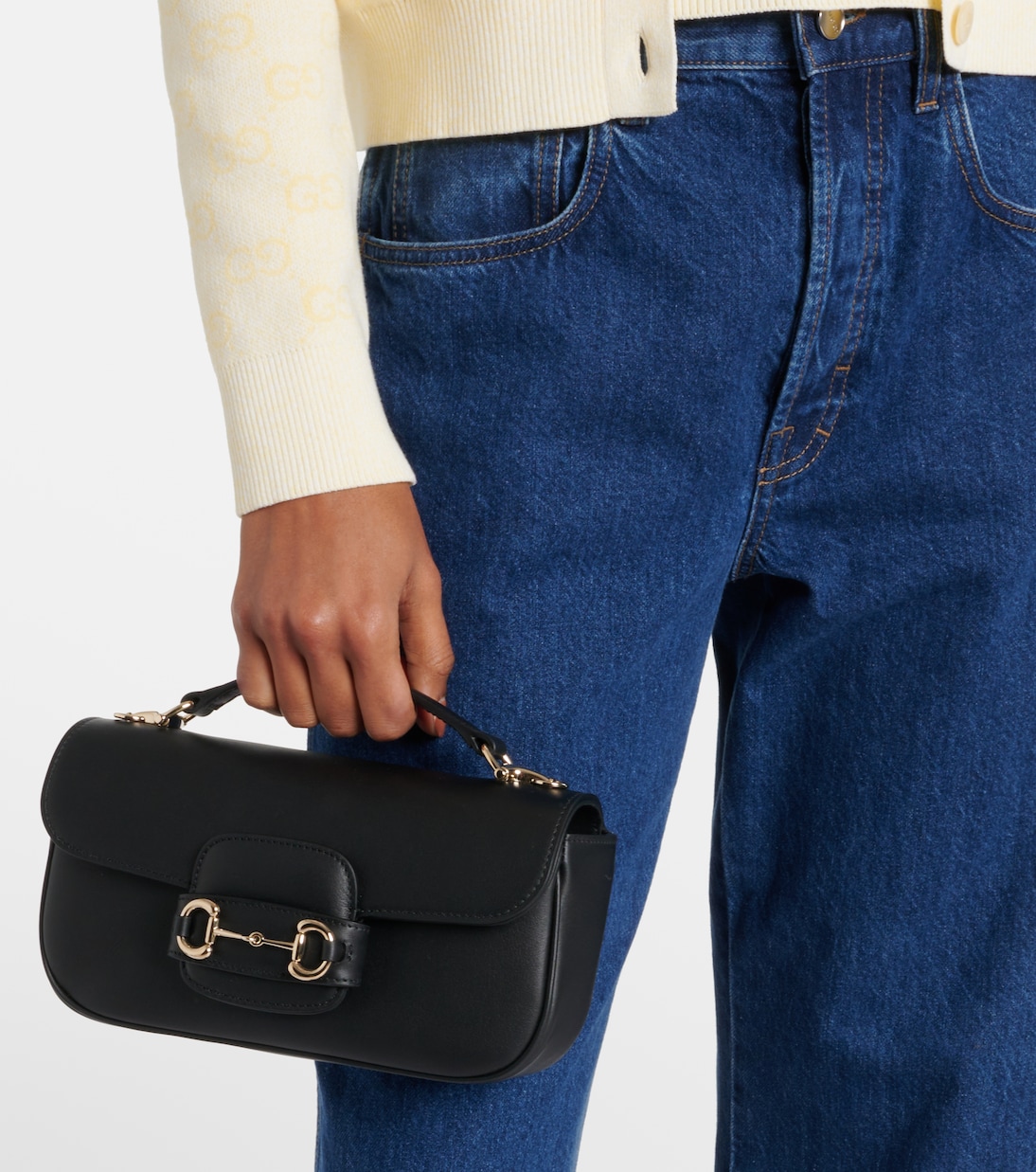 Schultertasche Gucci Horsebit aus Leder | Gucci