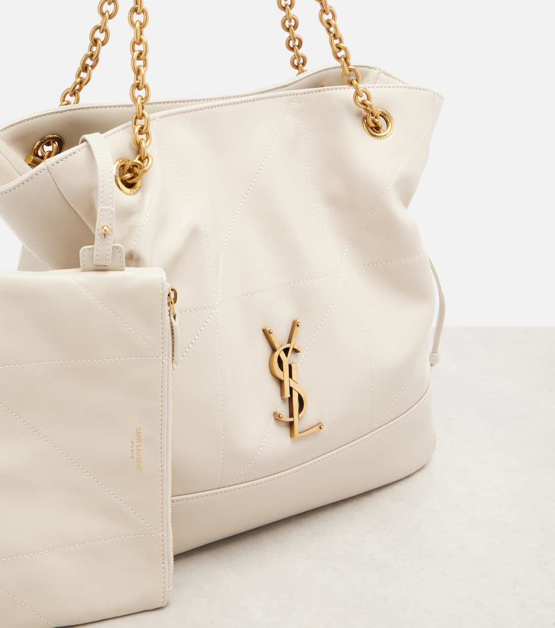 Jamie Shopping Small leather shoulder bag | Saint Laurent