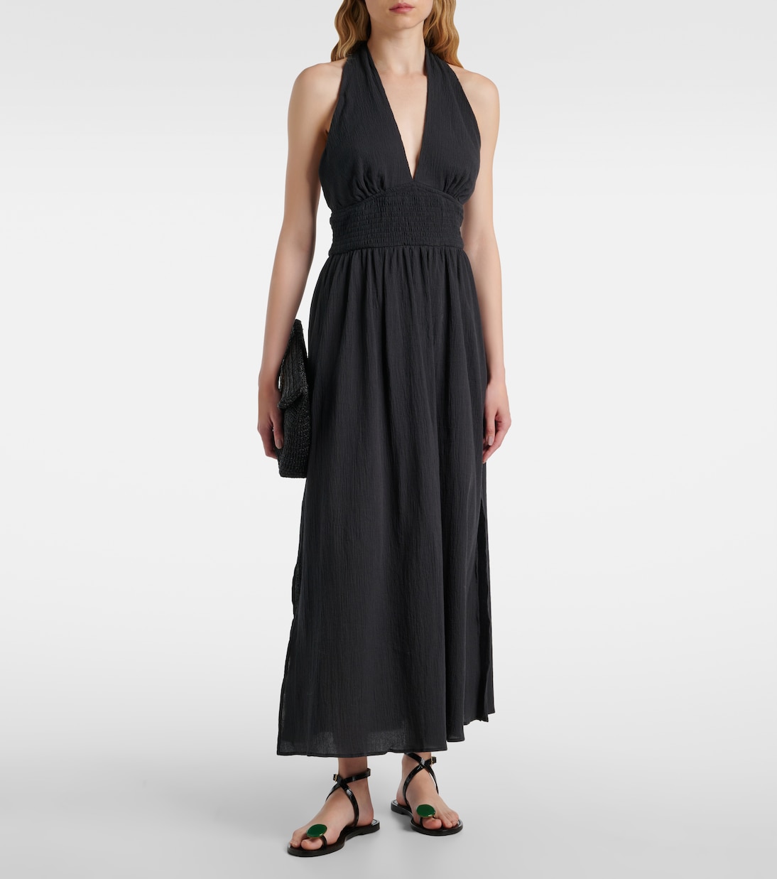 Robe longue Salis en coton | Heidi Klein
