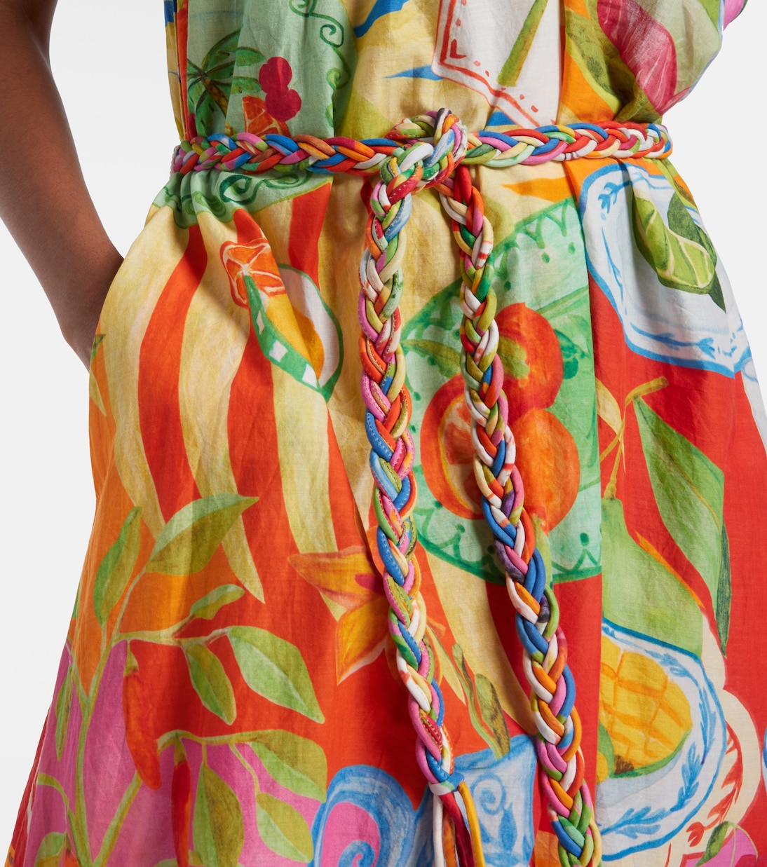 Abito midi in cotone con stampa | Farm Rio