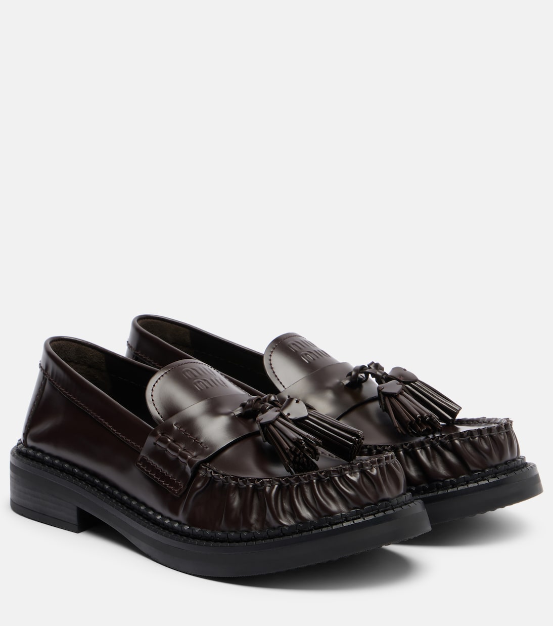 Leather loafers | Miu Miu