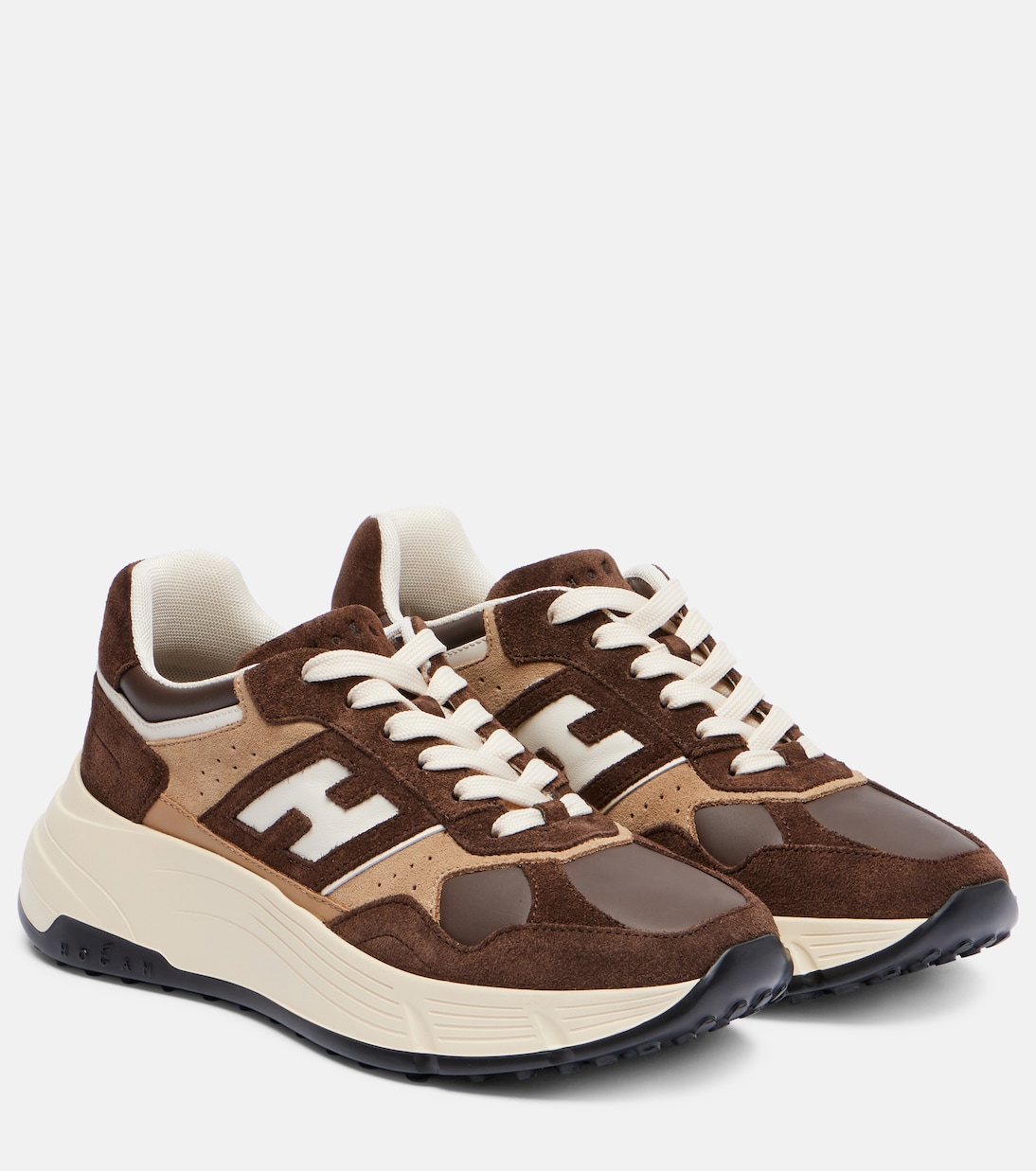 H669 suede and leather sneakers | Hogan