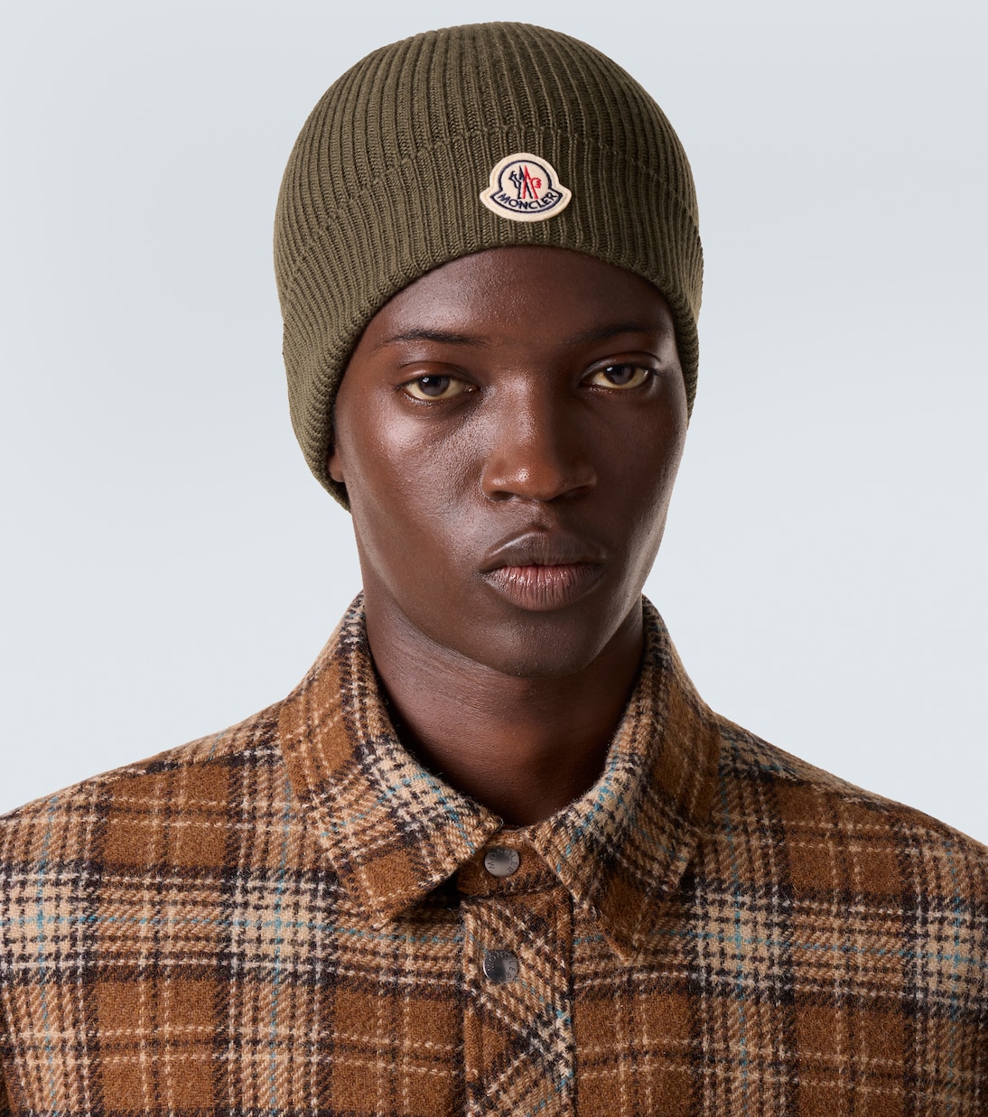 Bonnet en laine vierge à logo | Moncler