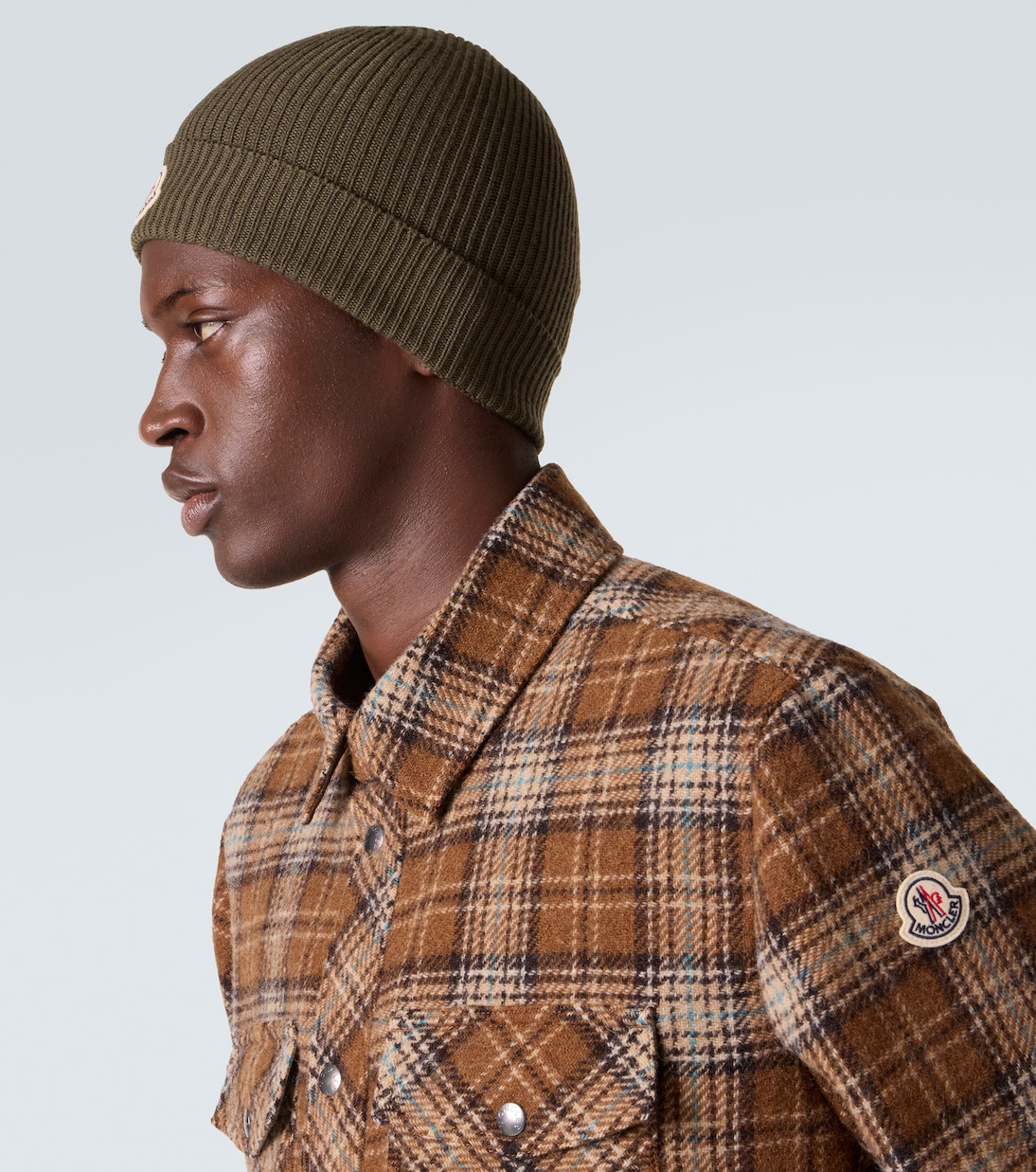 Bonnet en laine vierge à logo | Moncler