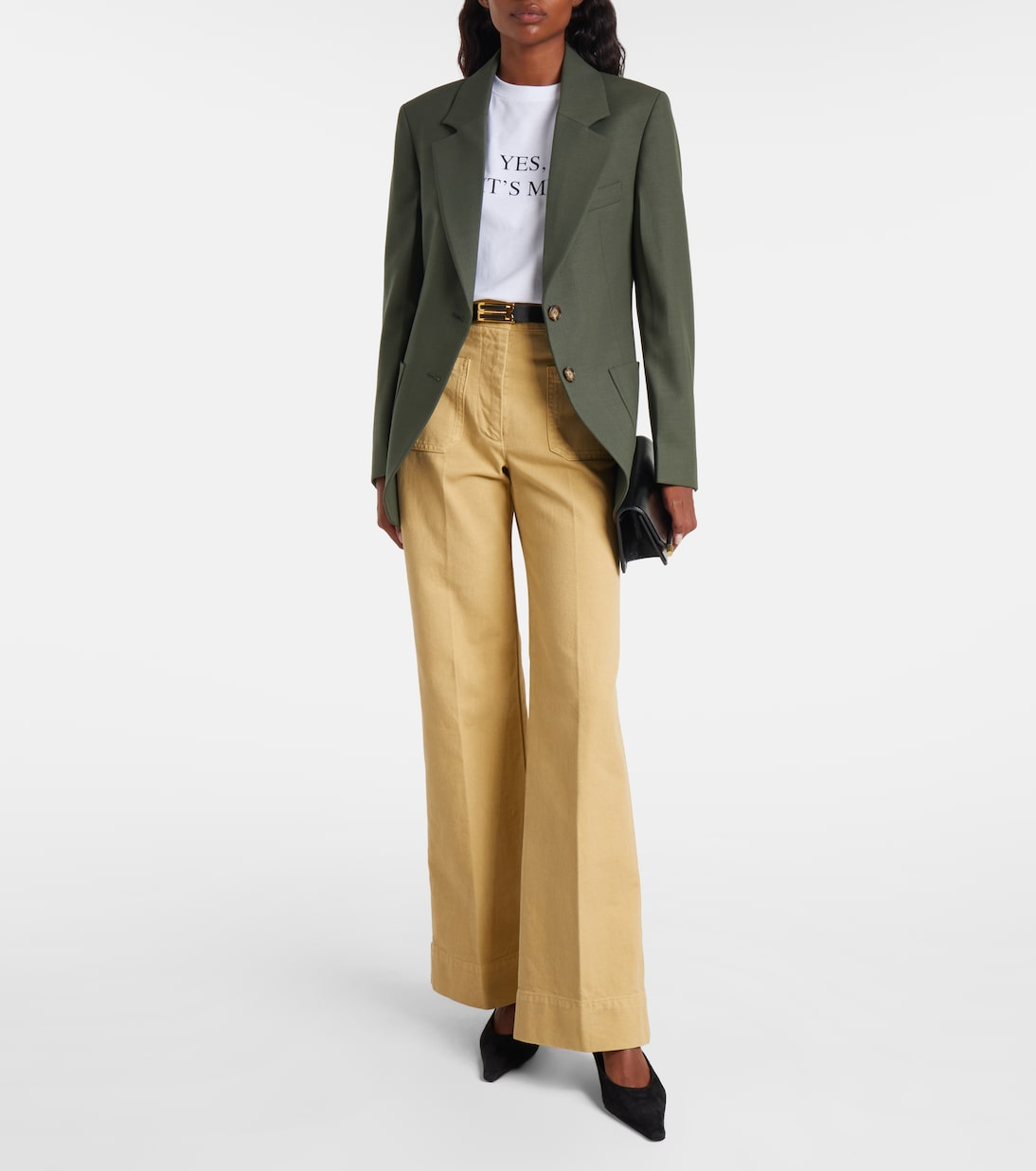 Blazer de botonadura simple | Victoria Beckham