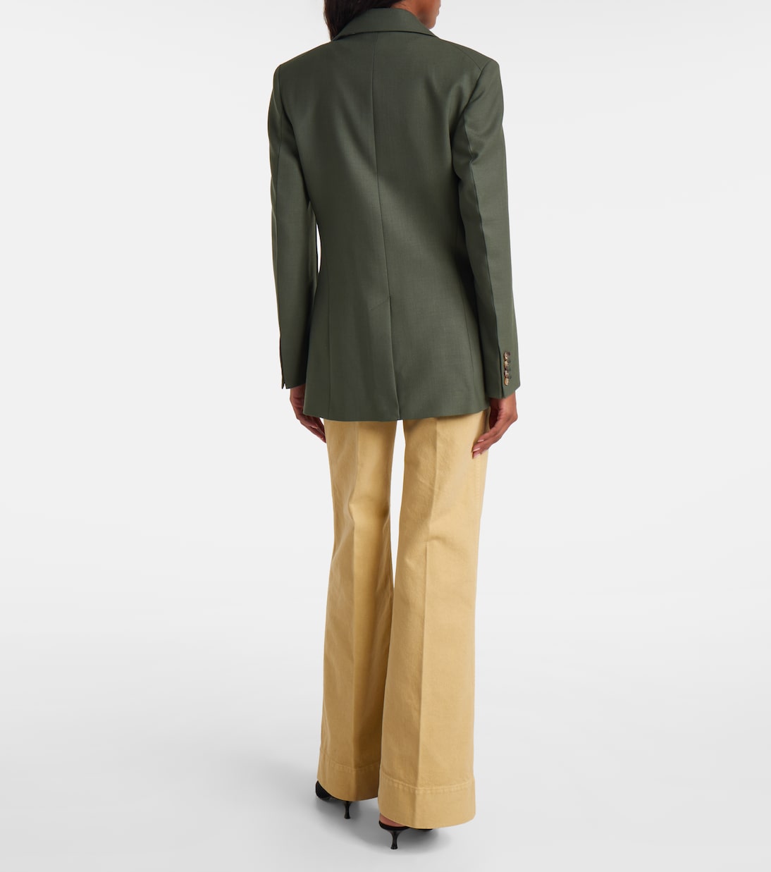 Blazer de botonadura simple | Victoria Beckham